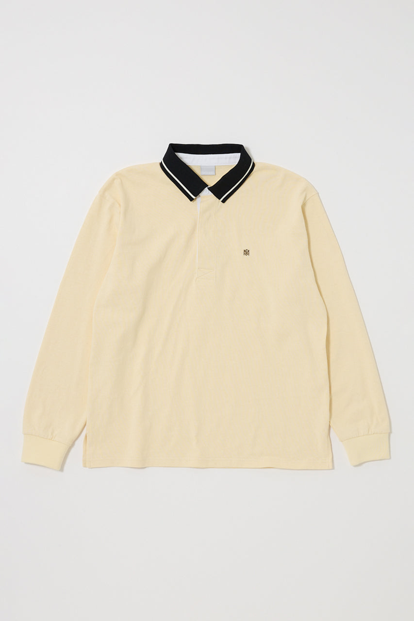 OVER POLO L/S SHIRT Light Yellow / Free