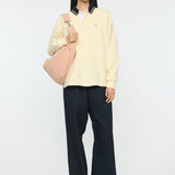 OVER POLO L/S SHIRT Light Yellow / Free