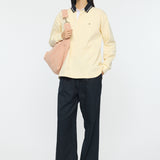OVER POLO L/S SHIRT Light Yellow / Free