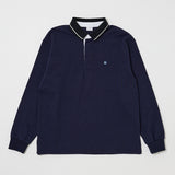 OVER POLO L/S SHIRT Navy / Free