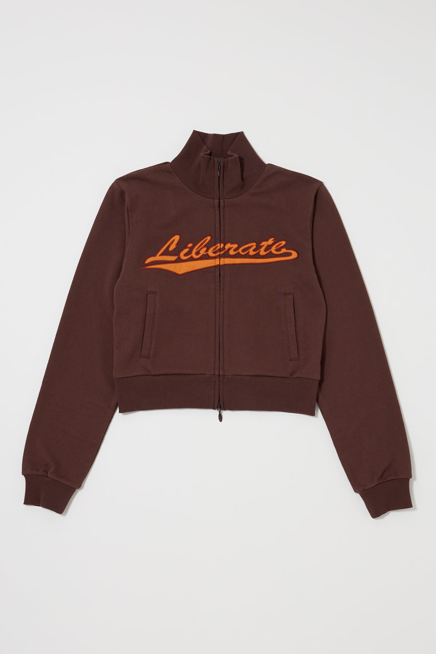 VARSITY LOGO TRACK JACKET Brown / Free