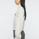 VARSITY LOGO TRACK JACKET Heather Gray / Free