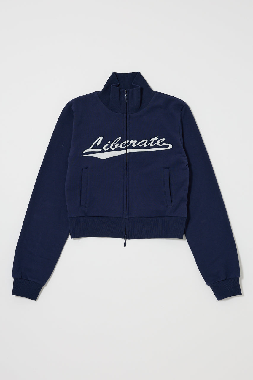 VARSITY LOGO TRACK JACKET Navy / Free