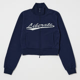 VARSITY LOGO TRACK JACKET Navy / Free