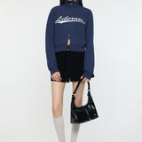 VARSITY LOGO TRACK JACKET Navy / Free