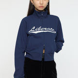 VARSITY LOGO TRACK JACKET Navy / Free