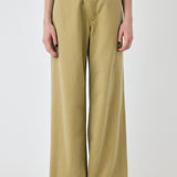 CROSS CHINO WIDE STRAIGHT Beige / 0 (XS)