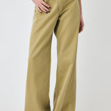 CROSS CHINO WIDE STRAIGHT Beige / 0 (XS)