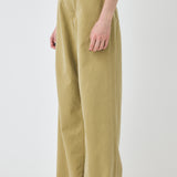 CROSS CHINO WIDE STRAIGHT Beige / 0 (XS)