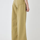 CROSS CHINO WIDE STRAIGHT Beige / 0 (XS)