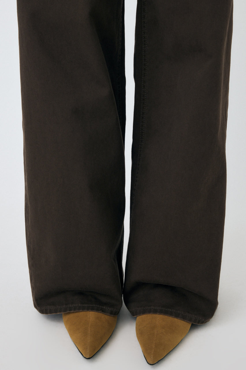 CROSS CHINO WIDE STRAIGHT Brown / 0 (XS)