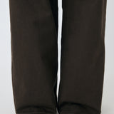 CROSS CHINO WIDE STRAIGHT Brown / 0 (XS)