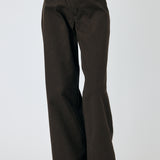 CROSS CHINO WIDE STRAIGHT Brown / 0 (XS)