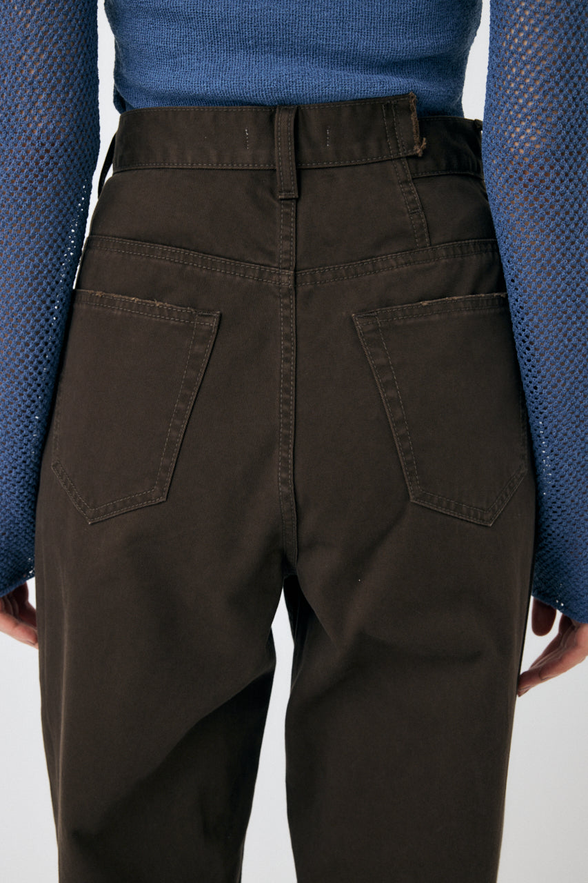 CROSS CHINO WIDE STRAIGHT Brown / 0 (XS)