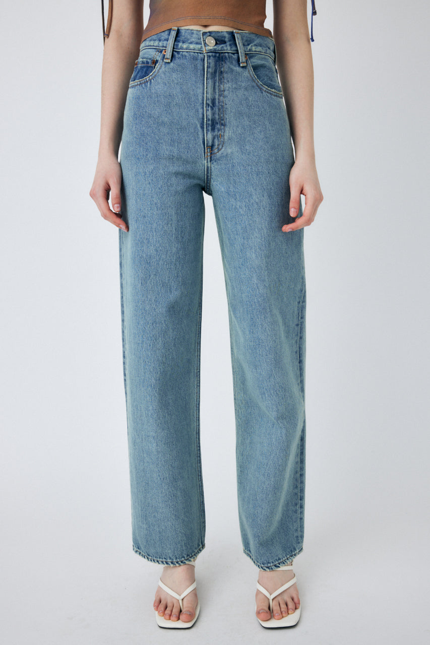 moussy デニム　HW 90S STRAIGHT 25inch High Waisted 90s Straight – MOUSSY