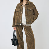 MIDRISE CORDUROY BAGGY