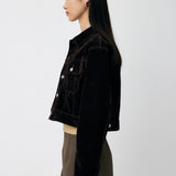 VELVET SHORT JACKET