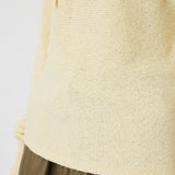 ONE SHOULDER KNIT TOP Off White / Free