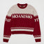 MOANDMO JACQUARD SWEATER Bordeaux / Free