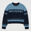 MOANDMO JACQUARD SWEATER Navy / Free