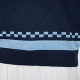 MOANDMO JACQUARD SWEATER Navy / Free