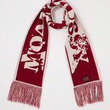 MOANDMO JACQUARD MUFFLER Bordeaux / Free