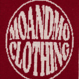 MOANDMO JACQUARD MUFFLER Bordeaux / Free