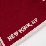 MOANDMO JACQUARD MUFFLER Bordeaux / Free