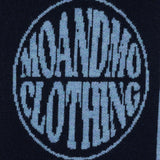 MOANDMO JACQUARD MUFFLER Navy / Free