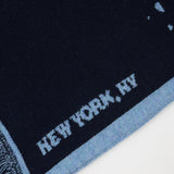 MOANDMO JACQUARD MUFFLER Navy / Free