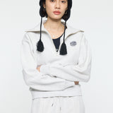 MOANDMO ZIP UP SWEAT Heather Gray / Free