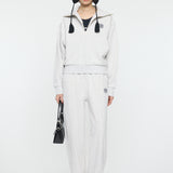 MOANDMO ZIP UP SWEAT Heather Gray / Free