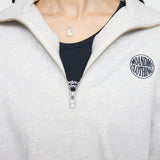 MOANDMO ZIP UP SWEAT Heather Gray / Free