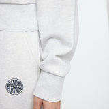 MOANDMO ZIP UP SWEAT Heather Gray / Free