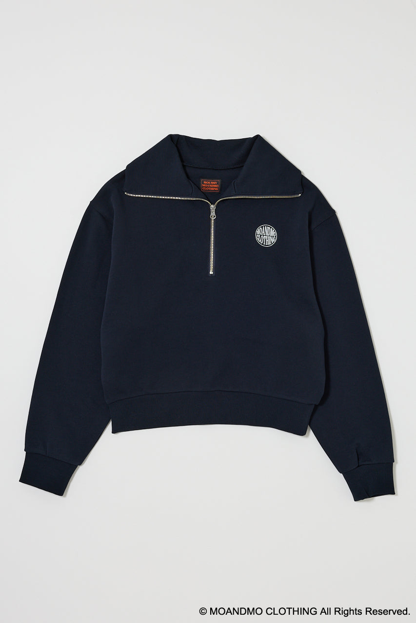 MOANDMO ZIP UP SWEAT Navy / Free
