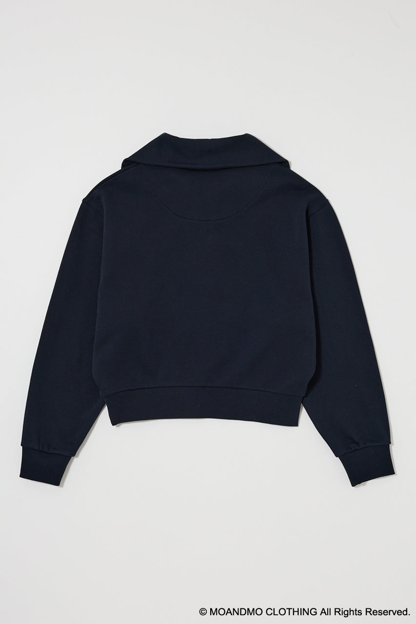 MOANDMO ZIP UP SWEAT Navy / Free