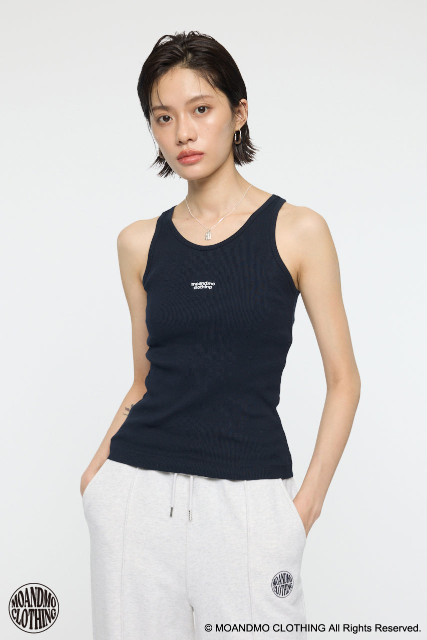 MOANDMO TANK TOP Navy / Free