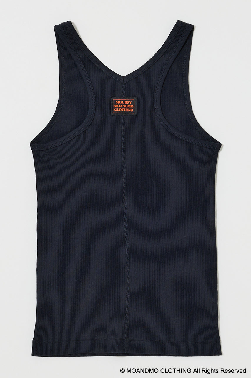 MOANDMO TANK TOP Navy / Free