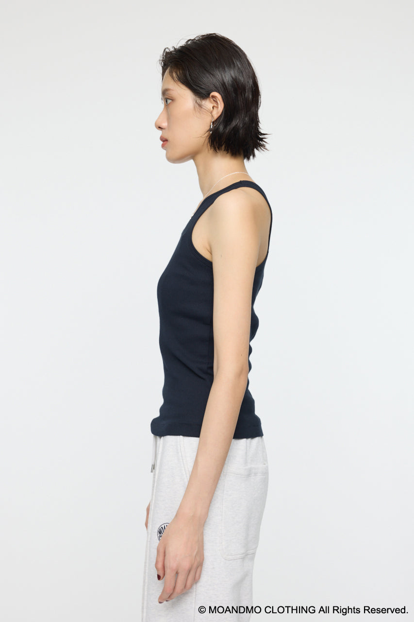 MOANDMO TANK TOP Navy / Free