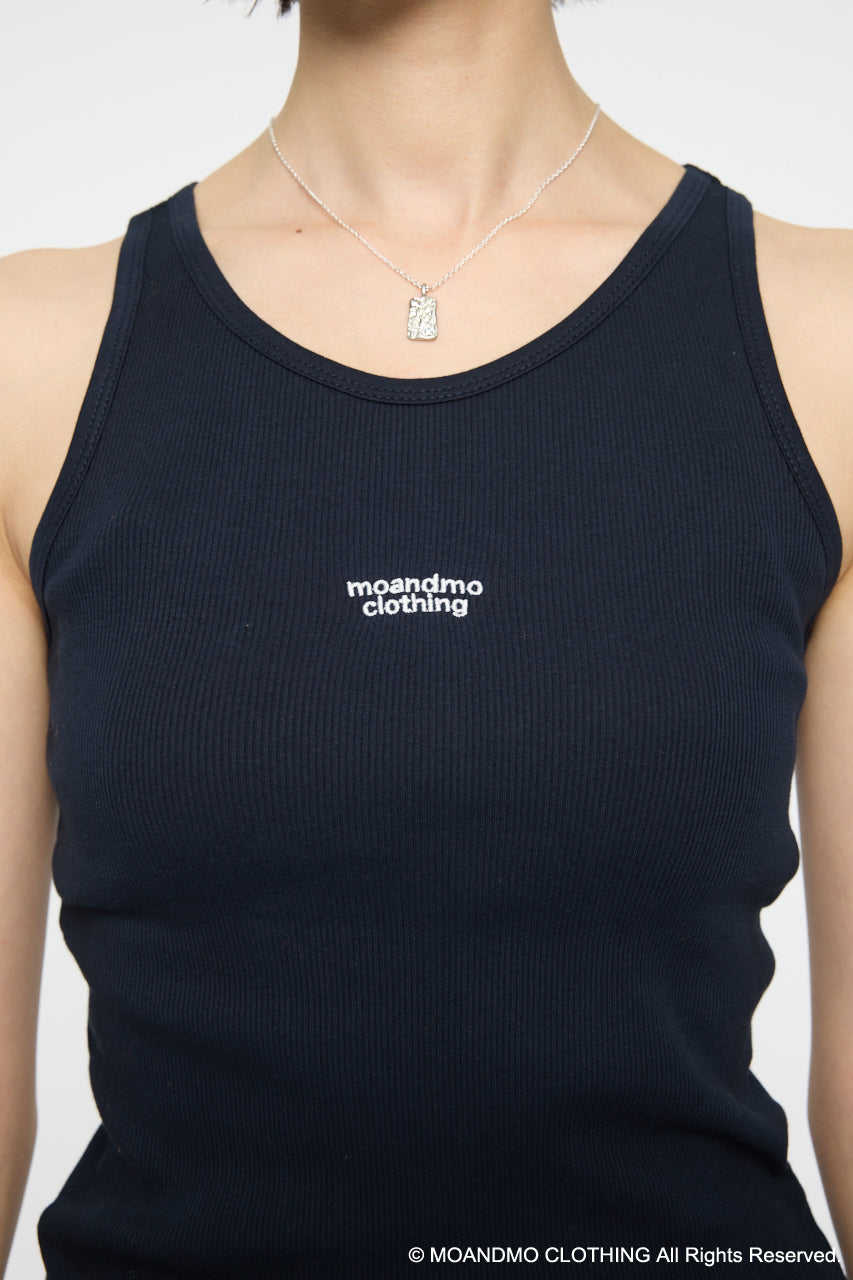 MOANDMO TANK TOP Navy / Free