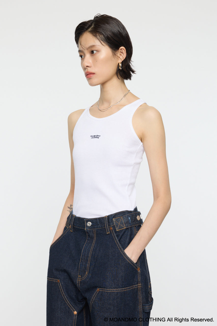 MOANDMO TANK TOP White / Free