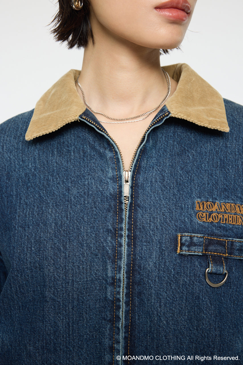 Moandmo Denim Padded Jacket – MOUSSY