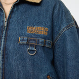 MOANDMO DENIM PADDED JACKET Dark Blue / Free