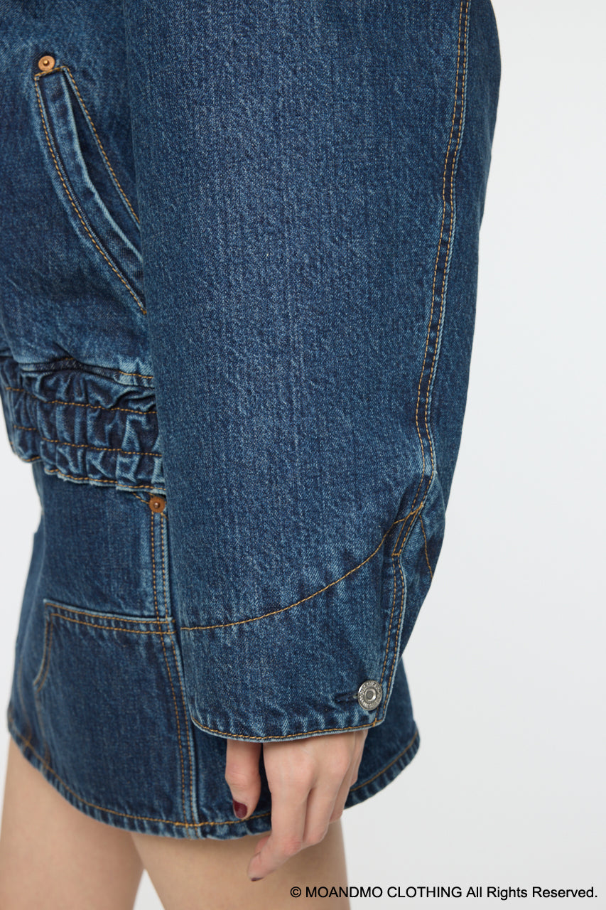 Moandmo Denim Padded Jacket – MOUSSY