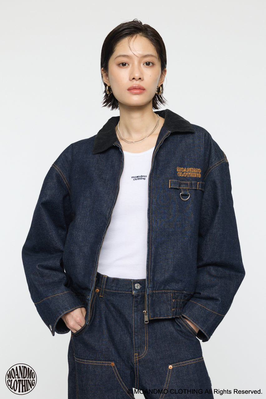 MOANDMO DENIM PADDED JACKET One Wash / Free