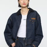 MOANDMO DENIM PADDED JACKET One Wash / Free