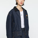MOANDMO DENIM PADDED JACKET One Wash / Free