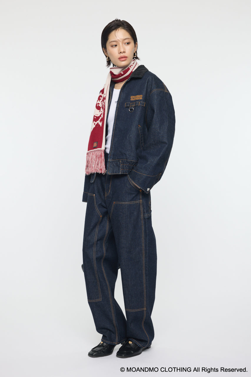 MOANDMO DENIM PADDED JACKET One Wash / Free