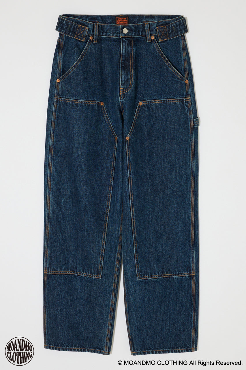 MOANDMO DOUBLE KNEE STRAIGHT Dark Blue / 1 (S)