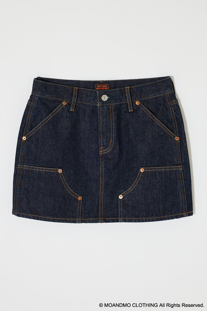 MOANDMO EMBROIDERY MINI SKIRT One Wash / 1 (S)